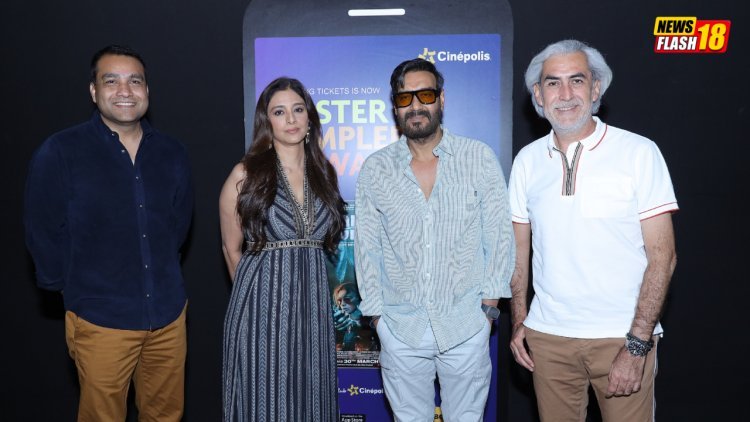 "Bholaa" Starcast The New Cinépolis App And Website Are Unveiled At Cinépolis Pacific Mall NSP By Ajay Devgn And Tabu