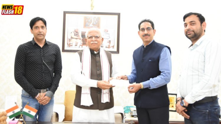 Sandeep Passey, MD Of Intersoft Data Labs, Donates Rs 20 Lakh To The CM Haryana CSR Fund