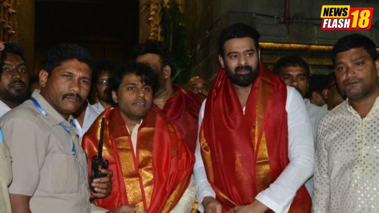 Prabhas Seeks Blessings At Tirumala Temple Ahead Of 'Adipurush' Final Trailer Launch