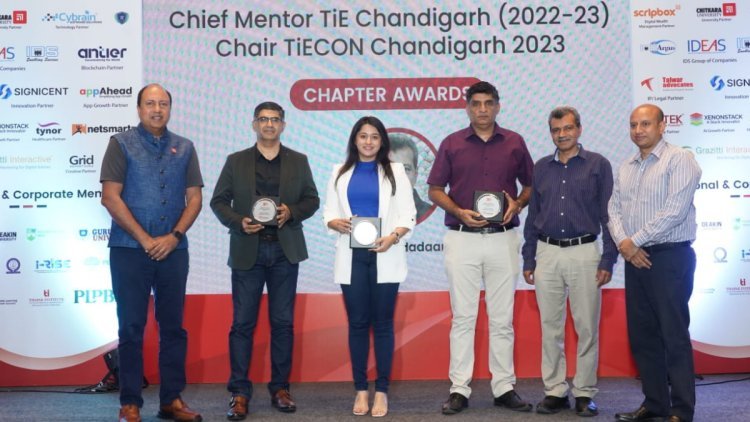 TiE Chandigarh's 20th General Meeting Awards Entrepreneurs With Chapter Awards