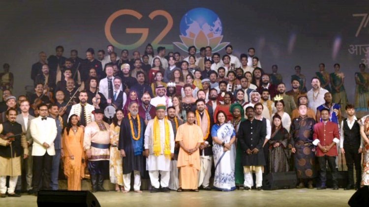 G20 Culture Working Group Meeting In Varanasi Ends, CM Yogi Presents G20 Orchestra Quin Baton To Brazil