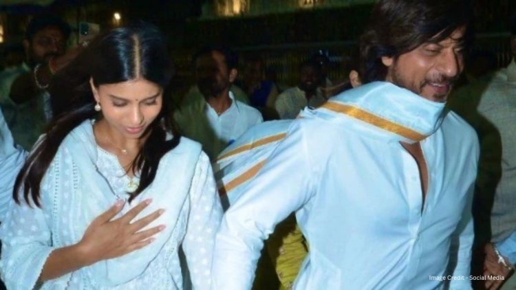 Shah Rukh Khan Arrives At Tirupati Temple With Suhana And Nayantara Ahead Of Jaawan's Release, Watch VIDEO