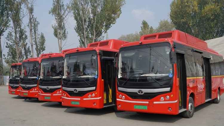 Srinagar Smart City Embraces Eco-Friendly Travel With Tata Motors Ultra EV Electric Buses, Featuring Comfort