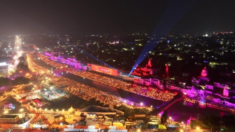 Ayodhya's Deepotsav Dazzles, Setting A Record With 22.23 Lakh Diyas Lit, Confirmed By Drone-Assisted Counting