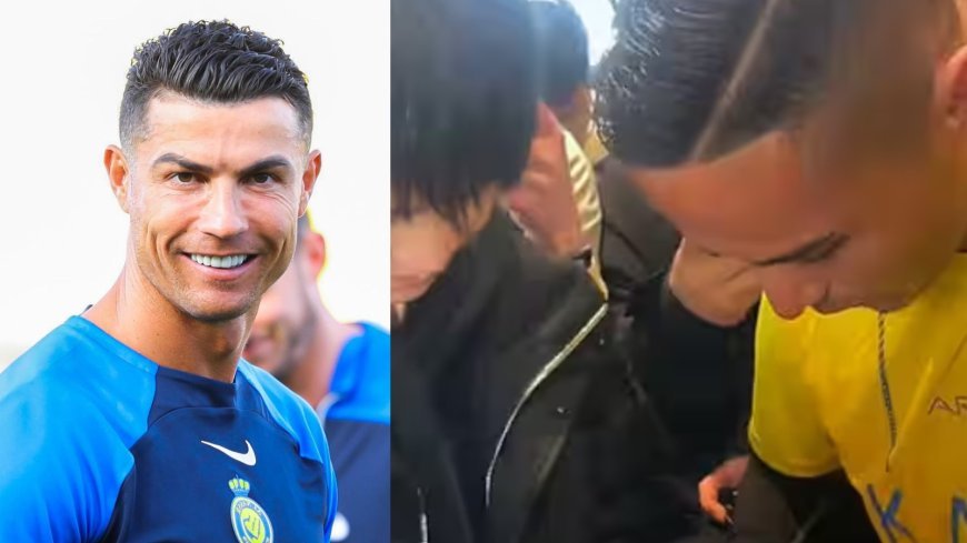 Fake Cristiano Ronaldo Draws Crowd In China For Autographs, Video Gains Viral Attention & Amusement