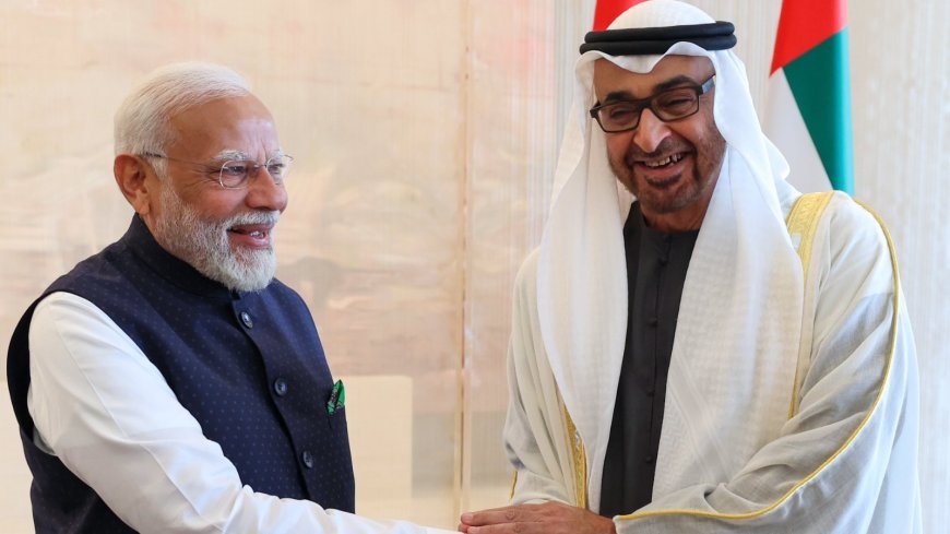 PM Modi Discusses Partnership Enhancement With UAE President Sheikh Mohamed Bin Zayed Al Nahyan