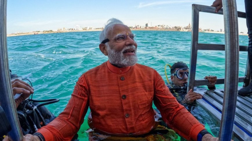 PM Modi's Gujarat Tour Spotlight: Rajkot Road Show And Underwater Puja