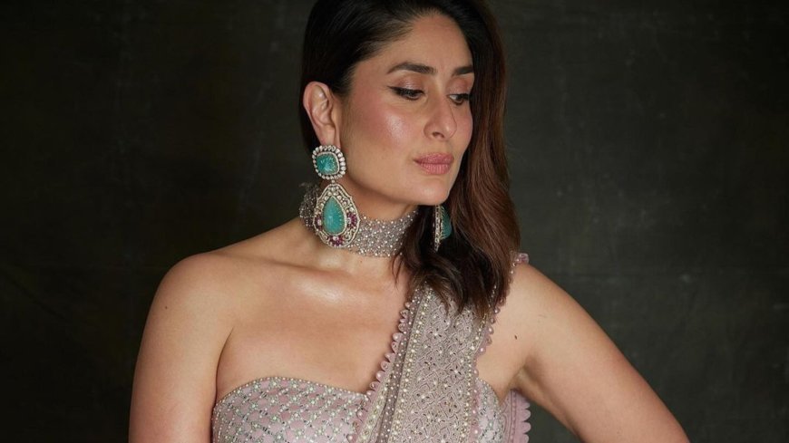 Kareena Kapoor Khan Shines In Lavender Saree At Anant Ambani's Pre-Wedding Bash With Radhika Merchant