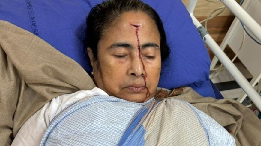Mamata Banerjee Returns Home After Hospital Treatment For Home Fall Injury
