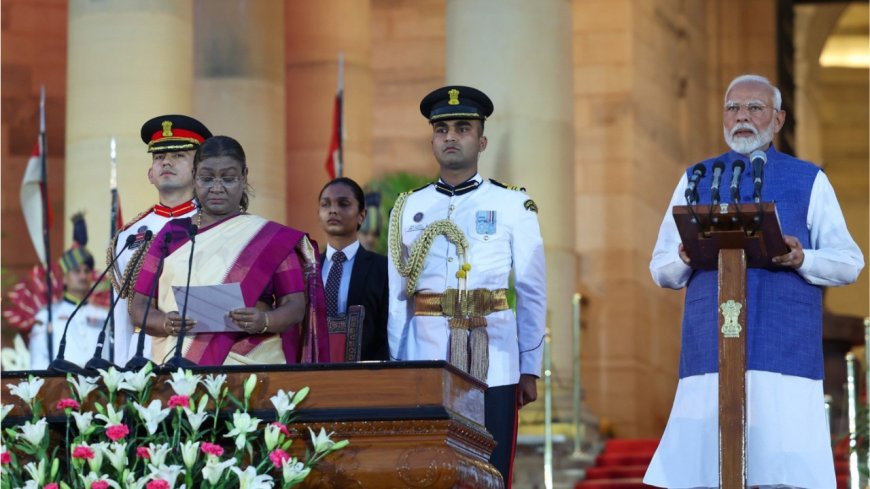 Narendra Modi Takes Oath To Become Prime Minister Of India For The Third Time