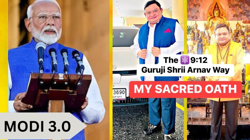 Guruji Shrii Arnav’s 9:12 Way & Gemstoneuniverse: Serendipity, Divine Design, Blessings Mark India’s Historic Moment