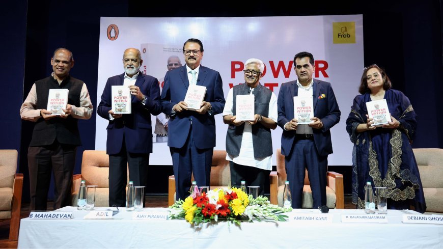 Dr. Ramaswami Balasubramaniam Launches New Book "Power Within: The Leadership Legacy of Narendra Modi