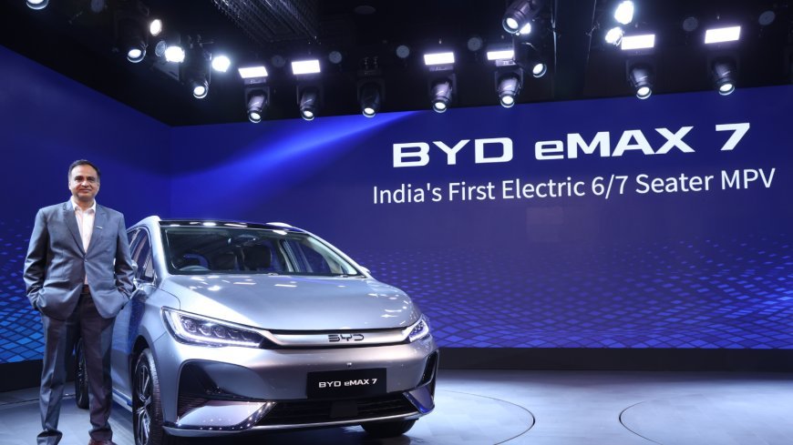 BYD India Launched Country's First Electric MPV in 6- and 7-Seater Options