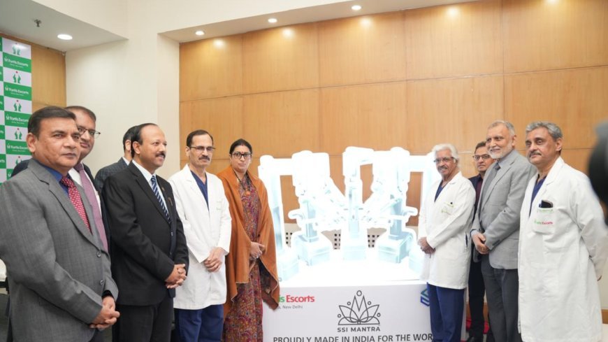 Fortis Escorts Okhla Road New Delhi Launches State-of-The-Art Surgical Robot