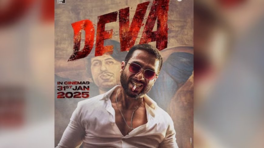 Shahid Kapoor’s First Look Of Deva Revealed: A Bold Comeback Creating Massive Buzz Online